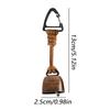Bear Bell Outdoor Metal Pendant Keychain  Camping Hiking Bear Protection Loud Cowbell Durable Portable Safety