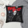 Friday 13Th Horror Movie Pillow Covers Printed Cushion Cover Decor Jason Voorhees Killer Pillow Case Cover Home Multi-Size
