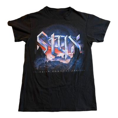 STYX Band Concert Black North America Tour Unisex T-Shirt Mens Womens Tees Top Tops Tee