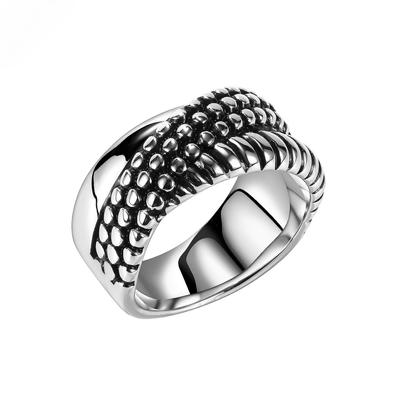 Fashionable Men's Trendy Stainless Steel Ring, Versatile, Domineering and Personalized Street Ring Jewelry for Boys