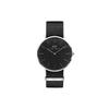 PETITE Series Watch Quartz Movement Nylon Stainless Steel Strap Black Dial Men's Watch Watch DW00100148-1