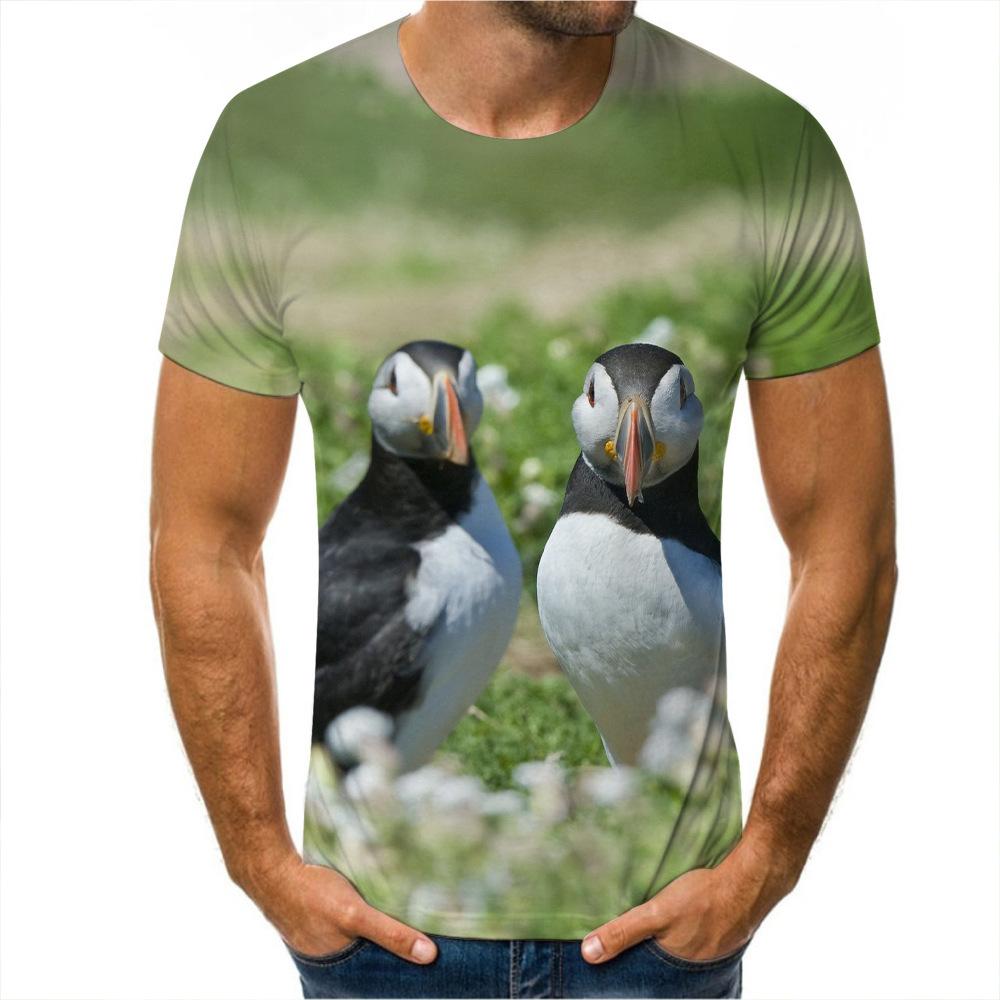 

Летняя мужская футболка с камуфляжным принтом для охоты на животных и 3D принтом, модная повседневная уличная одежда с круглым вырезом и короткими рукавами, топы большого размера 160