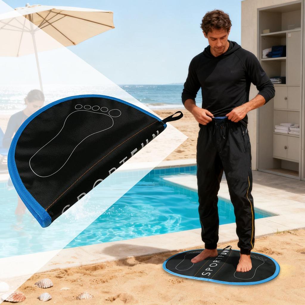 Wetsuit Changing Mat Bag Folding Pad With Carry Handle Foldable Changing Mat For Surfing With Carry Handle For Professional