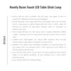 Homlly Beam Touch LED Table Stick Lamp