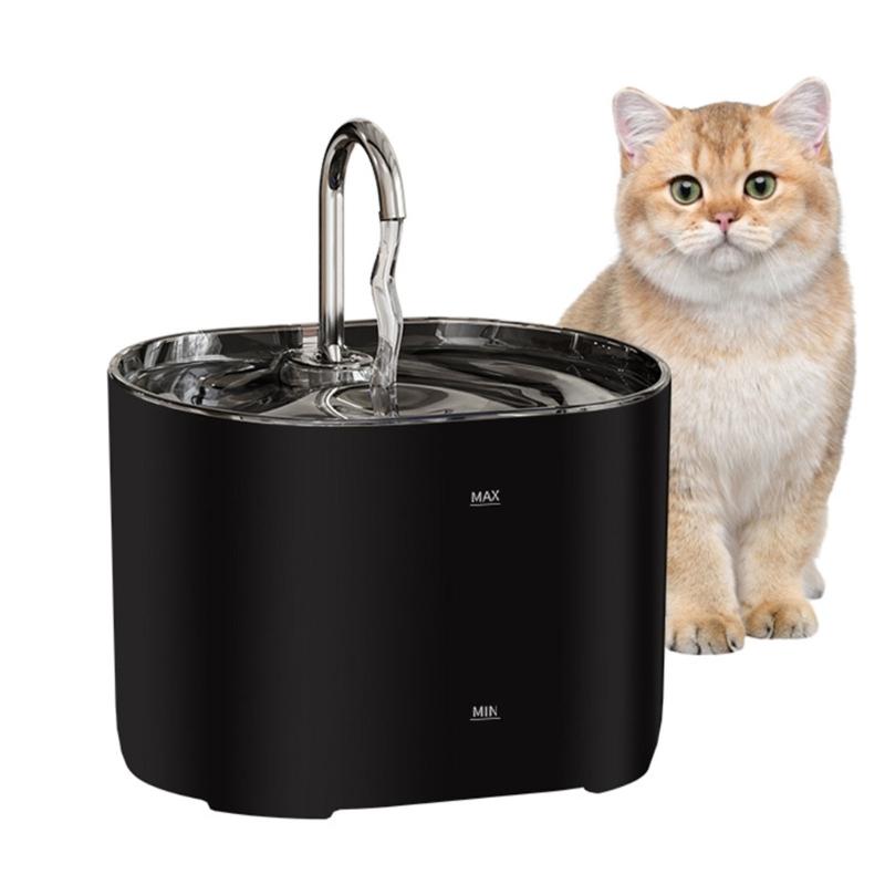 Replendished Automatic Waterer Cats Dog Water Dispenser Quiet Automatic Dog for Home or Travel