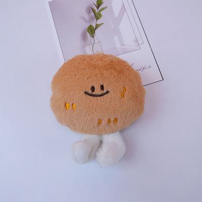 Cute Funny Small Potato Plush Keychain Cartoon Potato Plush Dolls Pendant Creative Backpack Decoration Accessories Gifts