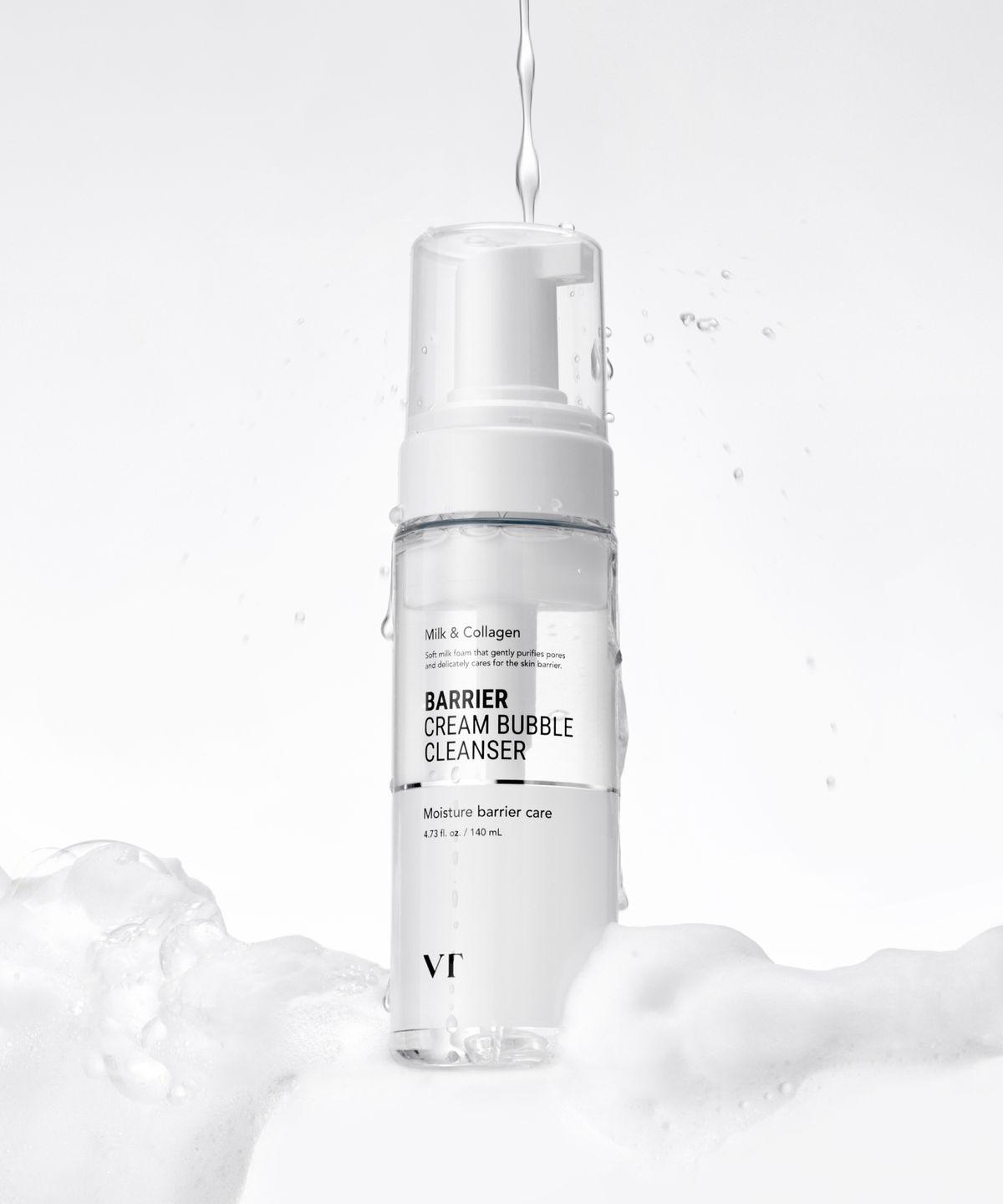 VT Barrier Cream Bubble Cleanser 140ml