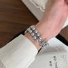 Strap For Apple Watch Band S11 S10/9/8/7/6/SE/Ultra 3 2 IWatch 49/46/45/44/42/41/40/38mm Luxury Bowknot Pearl Elastic Bracelet