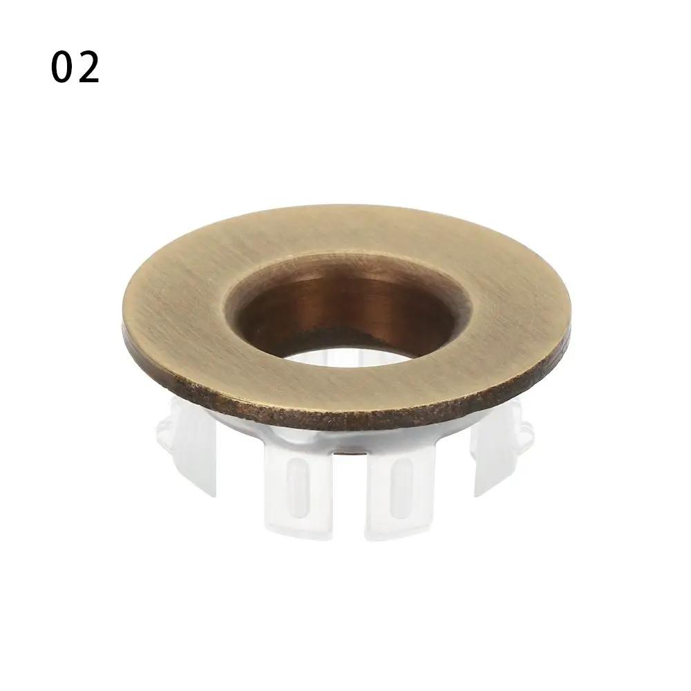 Tappo Scarico Vasca da Bagno Tondo Anello Rubinetto Tappo Copri Foro Troppopieno Tappo Foro Lavandino Inserto Lavabo Anello di Rifinitura Sostituzione Tappo