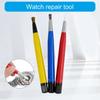 3Pcs/set Rust Removal Brush Pen Glass Fiber/Brass/Steel Brush Pen Shape Watch Repair Parts Polishing Cleaning Tool