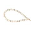 120cm Pearls Dog Harness Leash Imitation Pearls Luxury Beaded Dog Leash Alloy Hook Strong Pet Training Lead Leashes Jogging