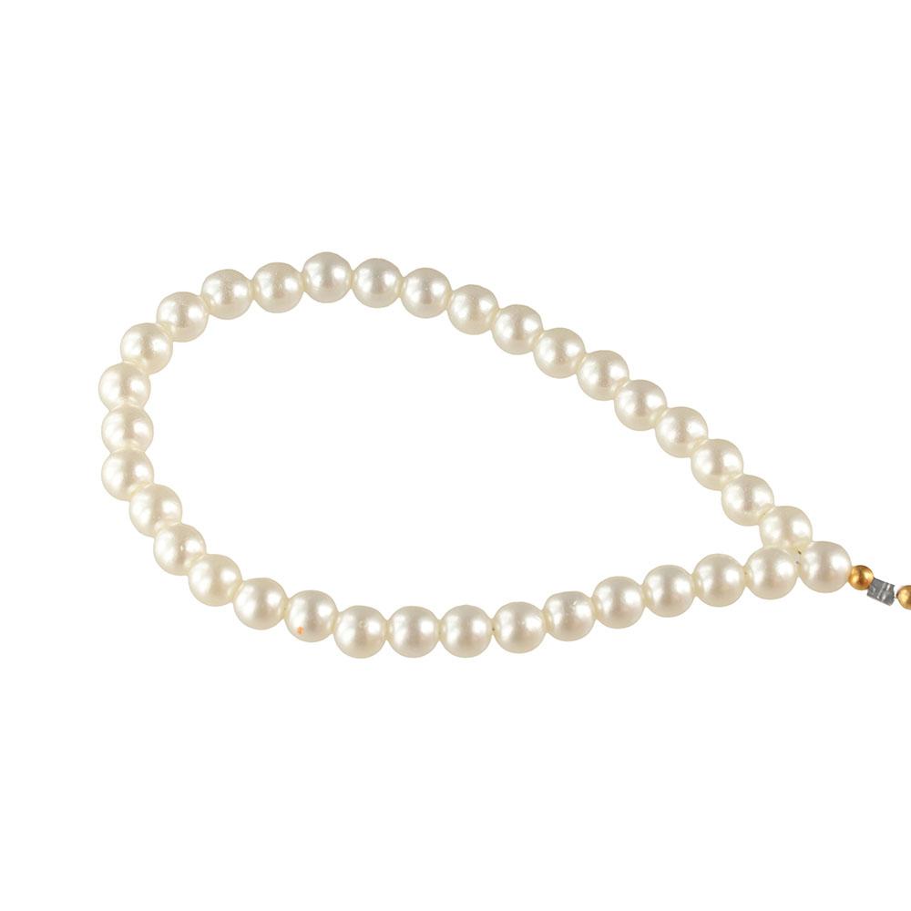 120cm Pearls Dog Harness Leash Imitation Pearls Luxury Beaded Dog Leash Alloy Hook Strong Pet Training Lead Leashes Jogging