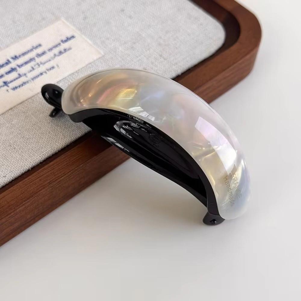 Simple Temperament High Ponytail Buckle Clip Acetate Twist Hair Clips  Women Girls Gift