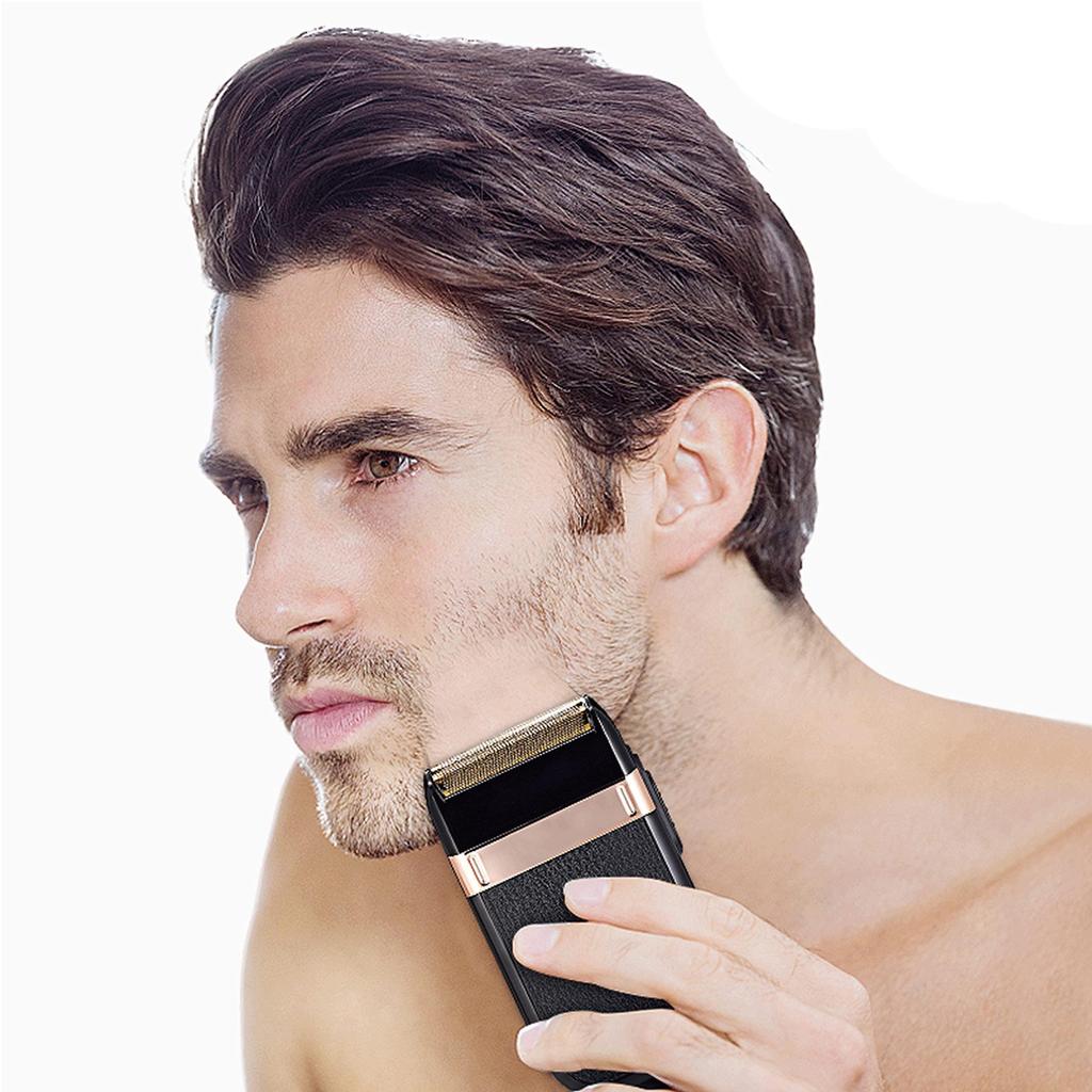 Men's Reciprocating Cordless Razor Shaver USB Rechargeable Multifuctional Wet & Dry Portable Shaver Trimming Grooming