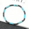 Unisex Hematite Bracelet Irregular Emperor Stone Beaded Jewelry Handmade Elastic Minimalist Energy Gift for Men Women