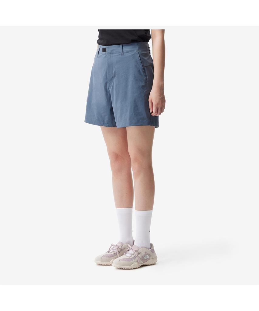 Noseupeiseu Ns6Ns49C Damen Badeshorts 5 Zoll Rauchblau
