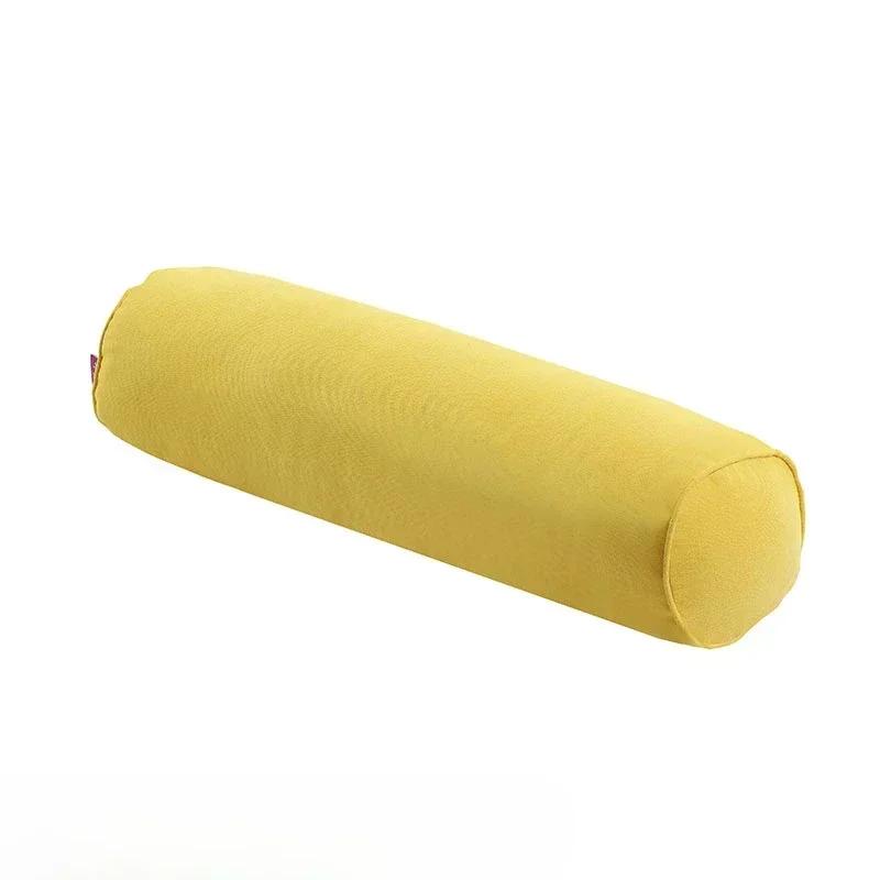 Pillow Neck Roll Cervical Round Bolster Pillows Sleeping Cylinder Support Spine Lumbar Cushion Cotton Pain Bed Tube Resilience