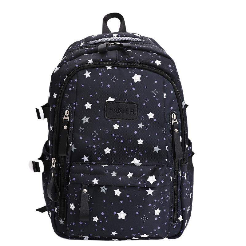 Schoolbag Student schoolbag High value backpack Female candy color schoolbag Korean version Large capacity Student class Lightweight backpack