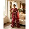 Neuer Premium-Designer-Sari mit Paillettenstickerei