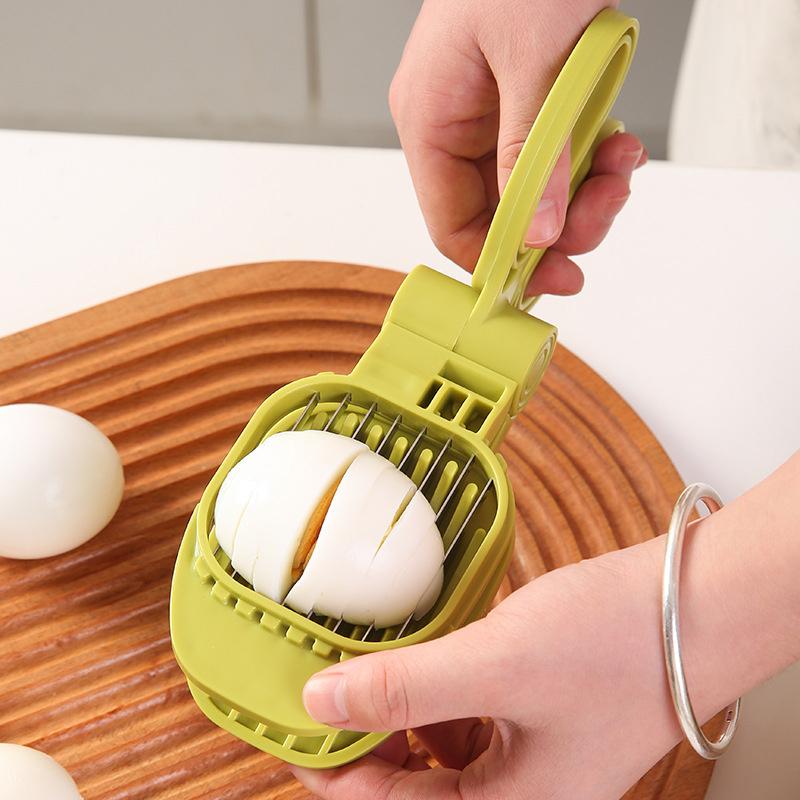 Fruit Slicer, Strawberry, Banana, Kiwi Cutter, Egg Slicer For Hard Boiled Eggs, For Fruit Sausages, Cucumbers, Mushroom Cutter