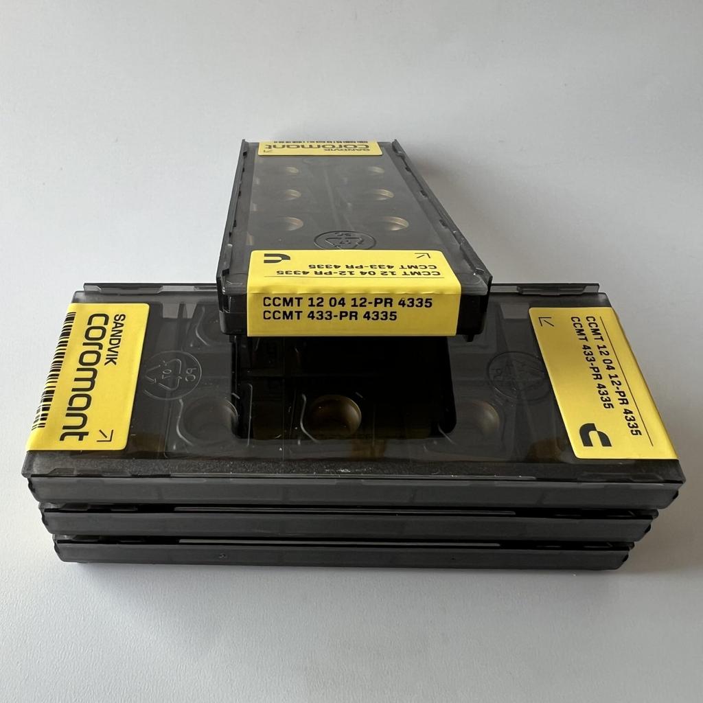 Sandvik / CCMT120412-PR 4335 / Original Swedish Hard Alloy Blade 10 Pcs