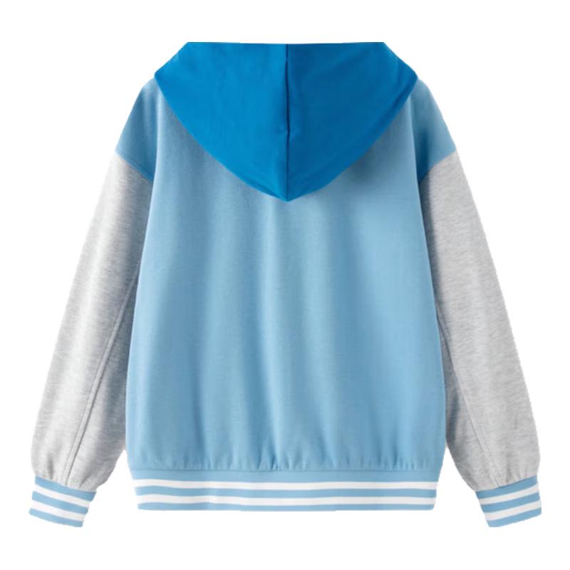 Balabala Boys Spring Autumn Hooded Baseball Jacket 165