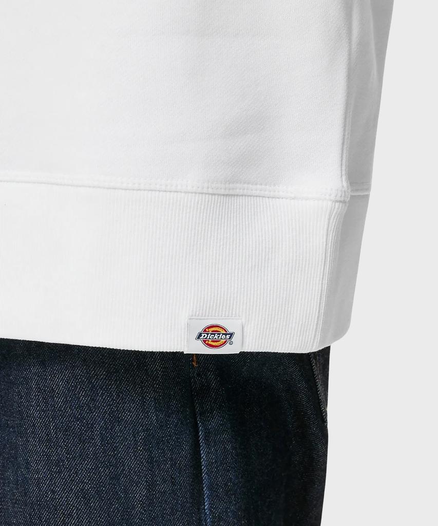 DICKIES Fleece Relaxed Crewneck White
