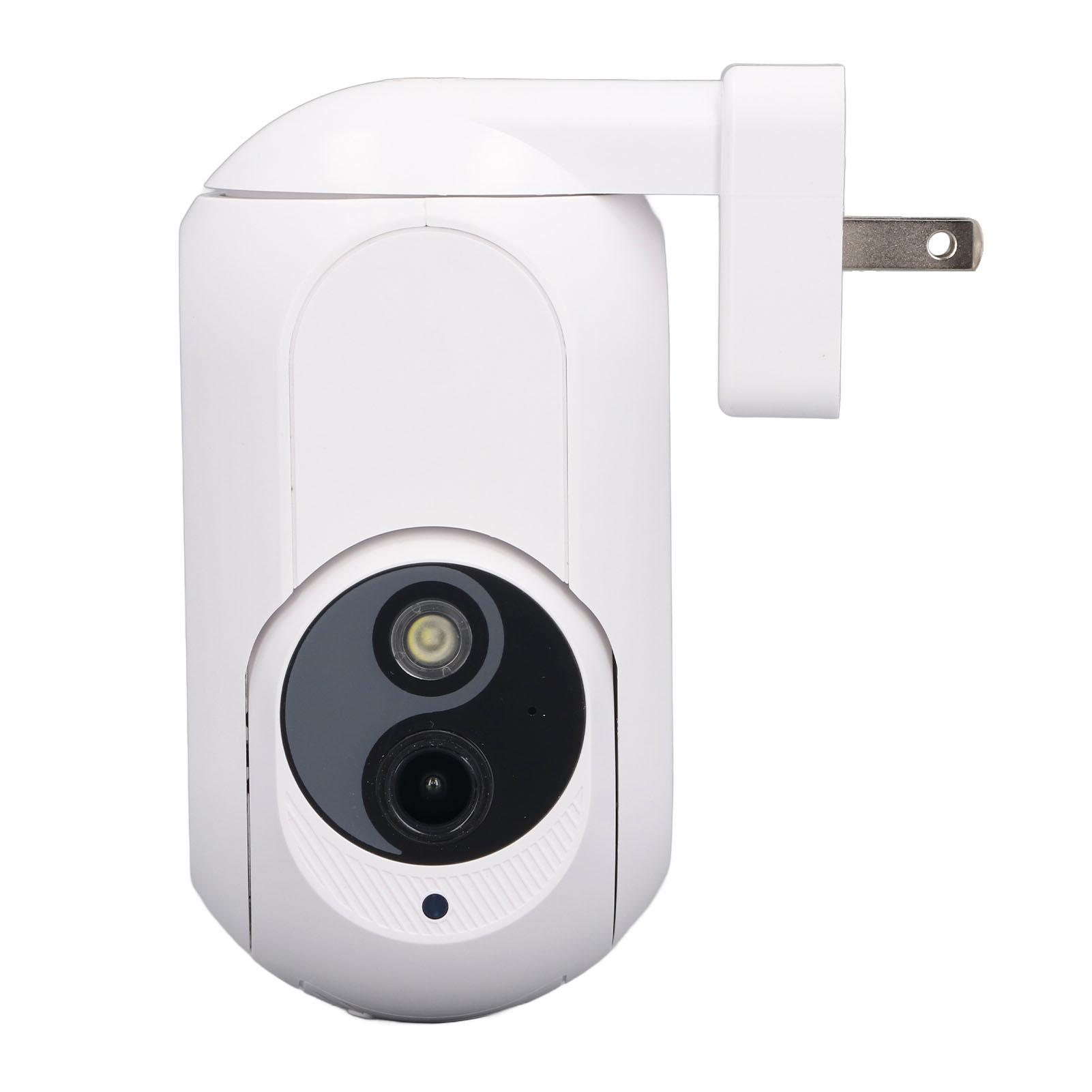 

Indoor Security Camera 2MP Night Vision 2 Way Intercom Adjustable Motion Detection Plug in Security