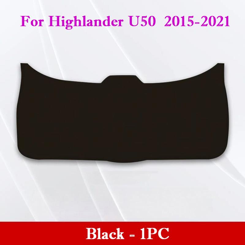 For Toyota Highlander U70 U50 U40 2009-2026 Car Trunk Door Anti Kick Pad Tailgate Protection Mat Cargo Liner Interior Accessorie