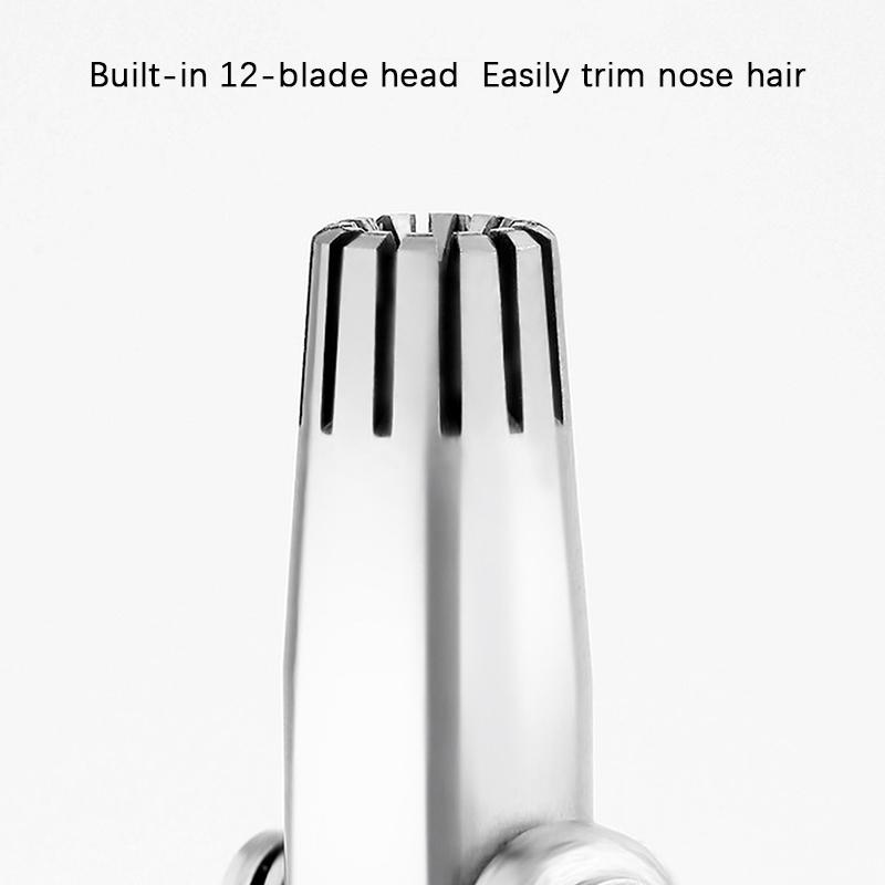 Stainless Steel Manual Nose Hair Trimmer Scissors Professional Nose Hair Clipper