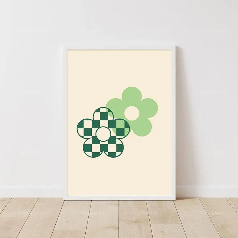 1Pcs Wall Art Canvas Painting Color Living Room Home Decor Strawberry Love Interior Paintings Butterfly Sunflower Girls’ Bedroom No Frame