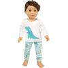 Ecore Fun 18 Inch Boy Girl Doll Clothes Pajamas Tracksuit for 18 Inch Boy Doll or Girl Doll - Birthday Reward Gift