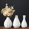 Ceramics Flower Vase White Vase Simple Flower Bottle Modern Room Decor Table Decorations Flower Arrangement Ornaments