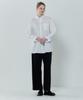 BASIC HOUSE Women'S High-Waisted Wide-Fit Hidden Elastic Waist Slacks Lapt0201