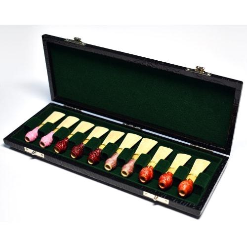 Vivace Bassoon Reed Case FG-10 (for 10 Reeds) Color: Black