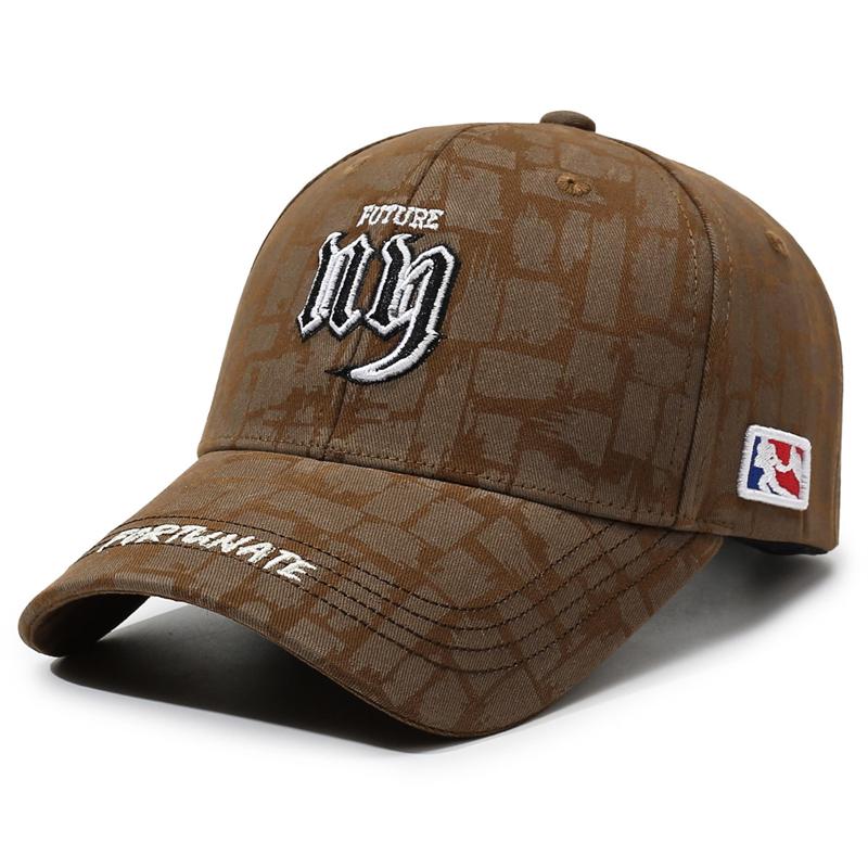 Letter Embroidery Baseball Cap for Unisex Sunshade Cap Outdoor Cap