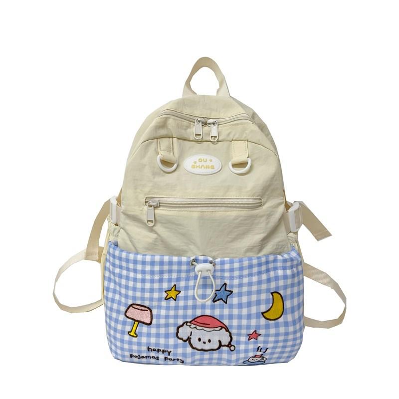 Cute and sweet backpack for women 2025 new high-value junior high school students traveling small backpack lightweight student schoolbag tide