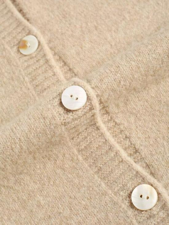 European & American Women's Plus Size Long-Sleeve Knitted Cardigan with Lantern Sleeves