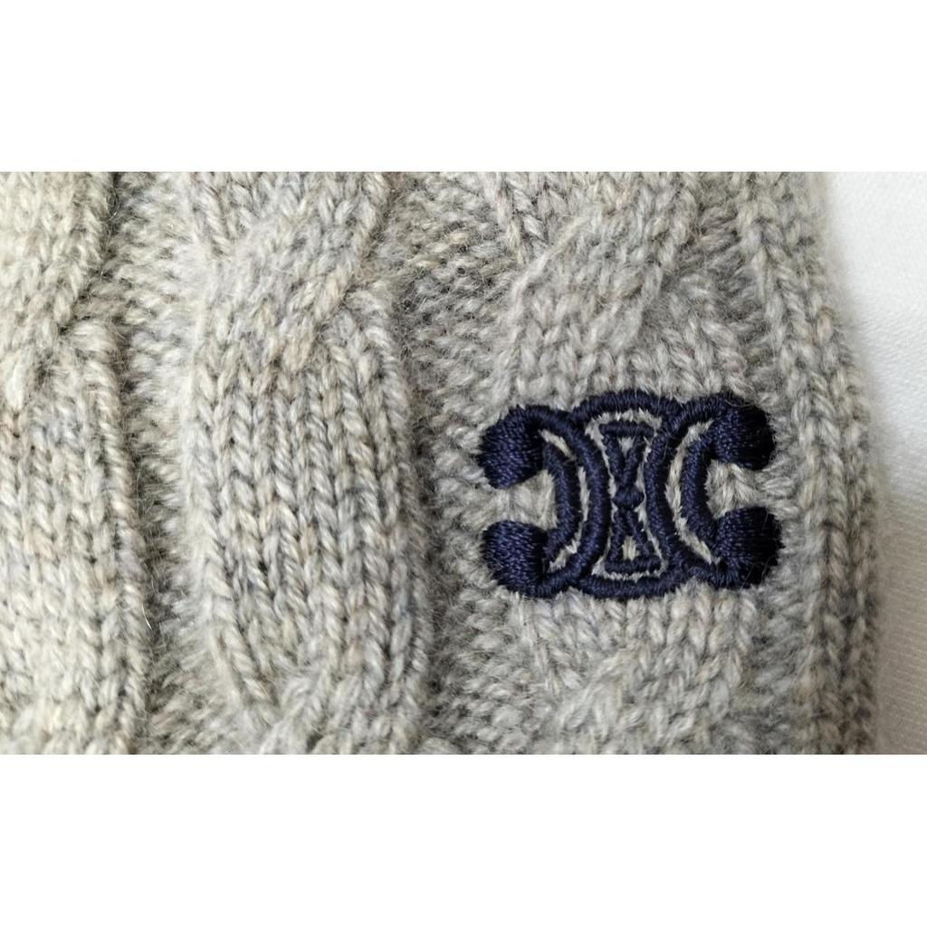 Used CELINE Triomphe Cashmere Gloves