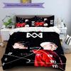 3dílná sada povlečení s motivem Marcus & Martinus sada povlaků na přikrývku obsahuje povlak na přikrývku & povlaky na polštáře, perfektní dekorace do ložnice pro všechna roční období & dárek