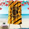 Kaizer Chiefs Print Beach Towel, Large Soft Quick Dry Towel for Beach Camping Swimming