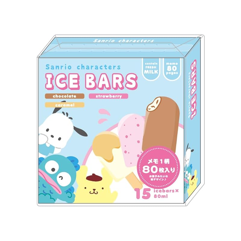 

Tease Factory Sanrio коробка сладостей memo ice bar В6.5×Ш6.5×Г1.5см SR-5543385IB