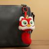 Cartoon Lion Dance Keychain Awakened Lion Chinese New Year Gift  Bag Hanging Accessories