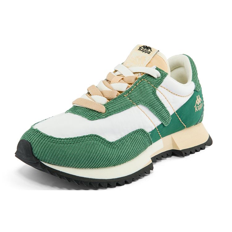 Kappa Retro Deconstructed Sports Low-Top Running Shoes Unisex Sneaker White Green Yellow K0CW5MM34-012B