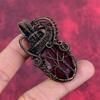Tree of life faceted kashmir ruby pendant copper wire wrapped pendant gemstone copper jewelry wedding gifts handmade pendant antique jewelry