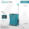 Yofidra Spruzzatore Elettrico 20L Alta Capacità Zaino Spruzzatore per Prato e Giardino Strumenti Elettrici Per Batteria Makita 21V Pin