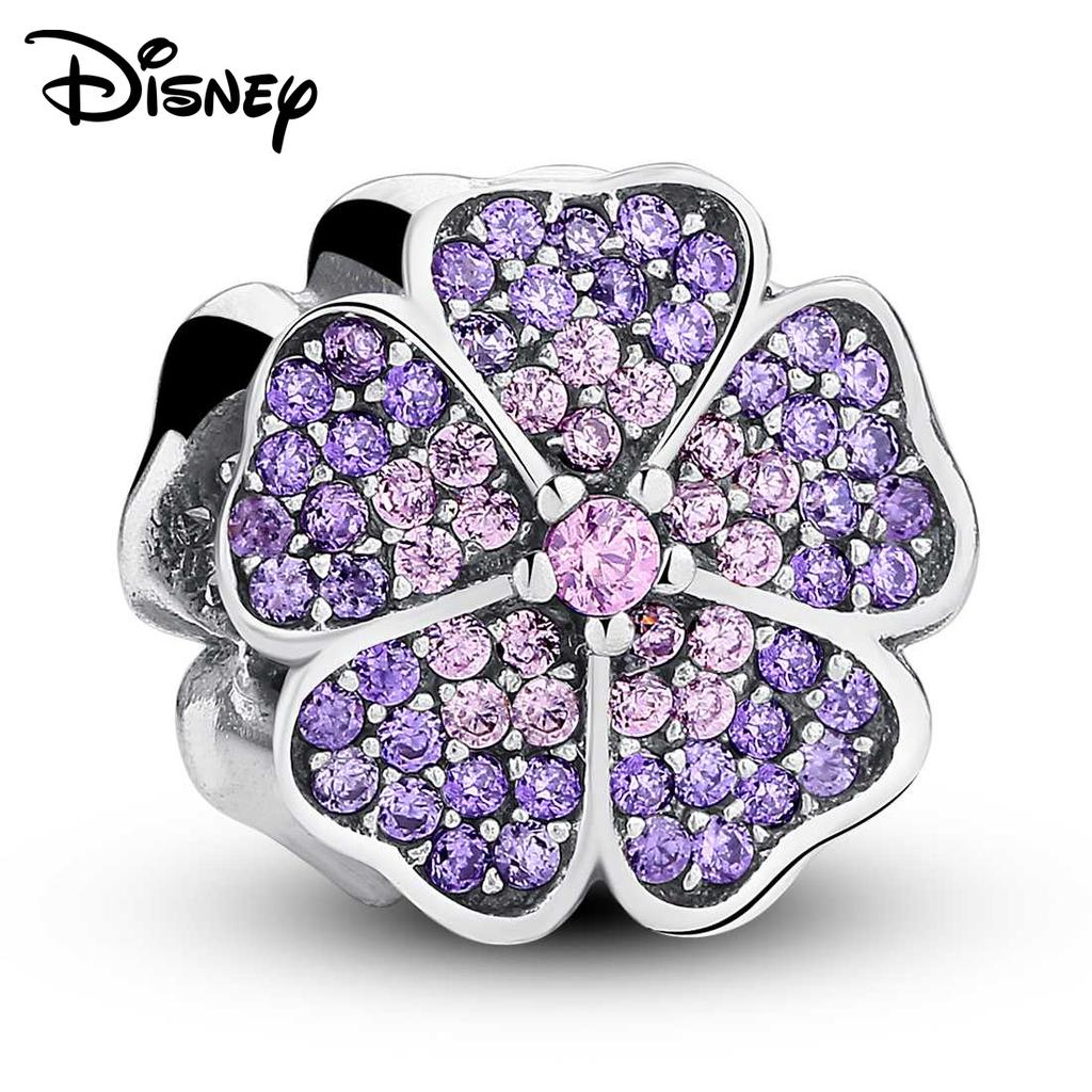 Disney 925 Silver Princess Castle And Minnie Tigger Pendant Beads Suitable For Diy Bracelets Are Girls' Fashion Jewelry