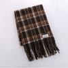 Maillard autumn and winter scarf high-end imitation cashmere scarf Korean version warm and cold-proof retro plaid thickened scarf women
