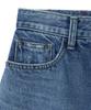 Yuhee Youhee Lettering Denim Mini Skirt Blue