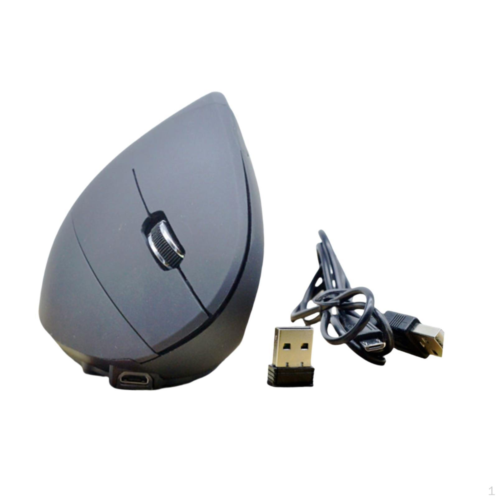 

Vertical Wireless Mice for PC Laptop Desktop Portable Optical Carpal Rechargeable